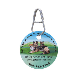 Best Friends Pet Clinic Pet ID Tag