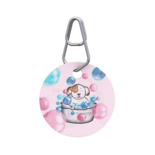 Bubble Bath Pet ID Tag