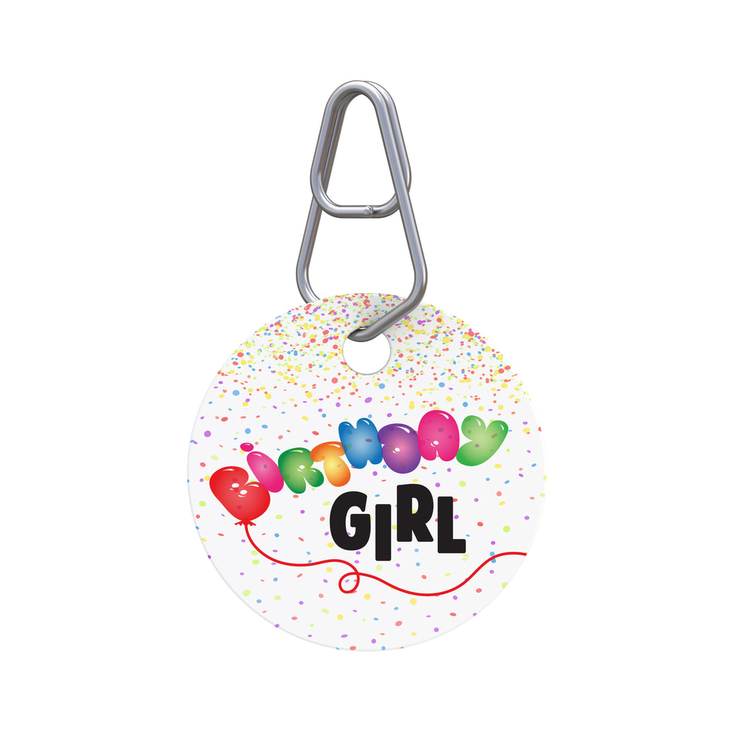 Birthday Girl Pet ID Tag