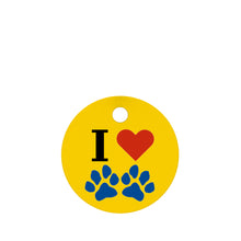 I Heart Paws Pet ID Tag