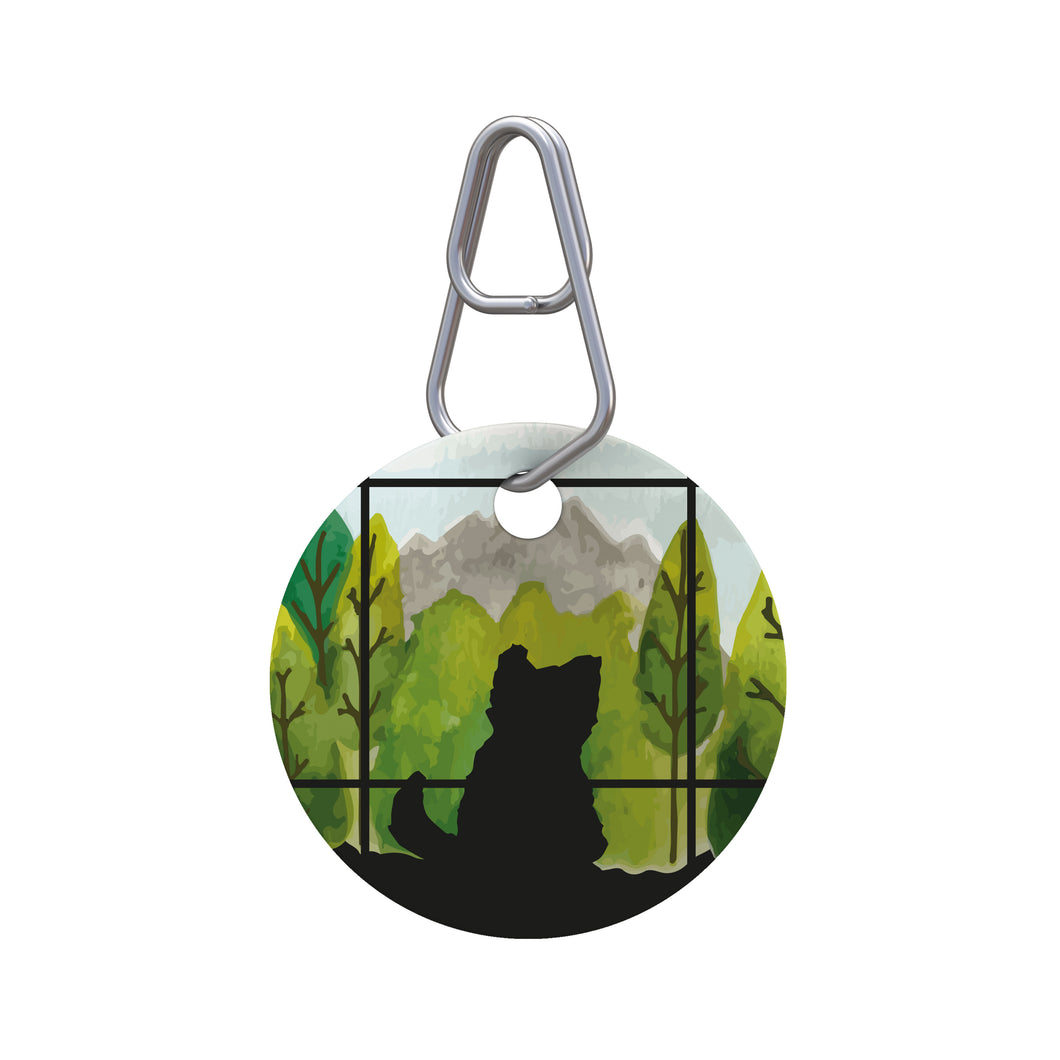 Window View Pet ID Tag