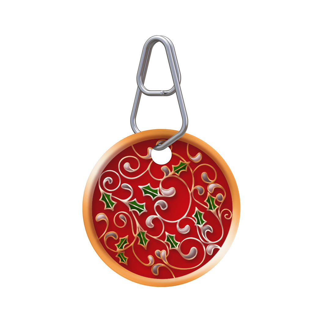 Christmas Ornament Pet ID Tag