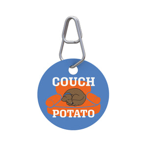 Couch Potato Pet ID Tag