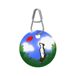 Frisbee Pet ID Tag