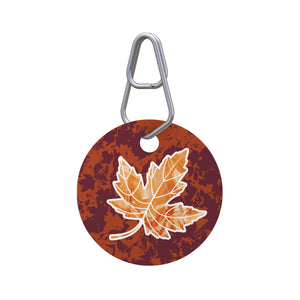 Autumn Leaf Pet ID Tag