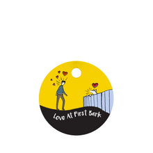 Love at First Bark Pet ID Tag
