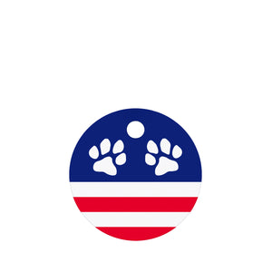 Patriotic Paw II Pet ID Tag