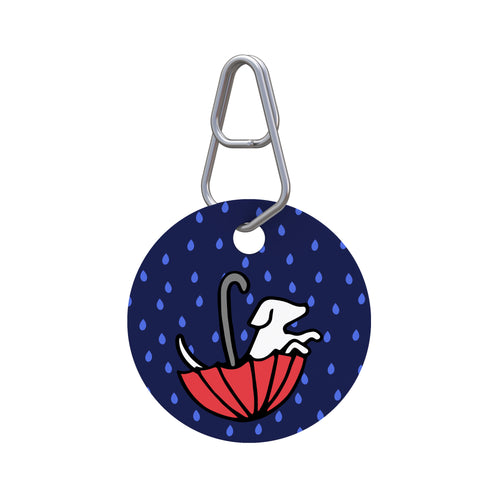 Spring Showers Pet ID Tag