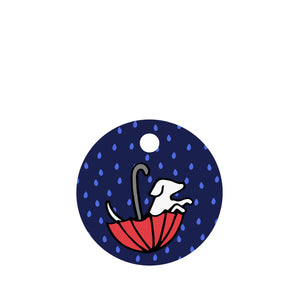 Spring Showers Pet ID Tag