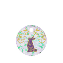 Spring Bunny Pet ID Tag
