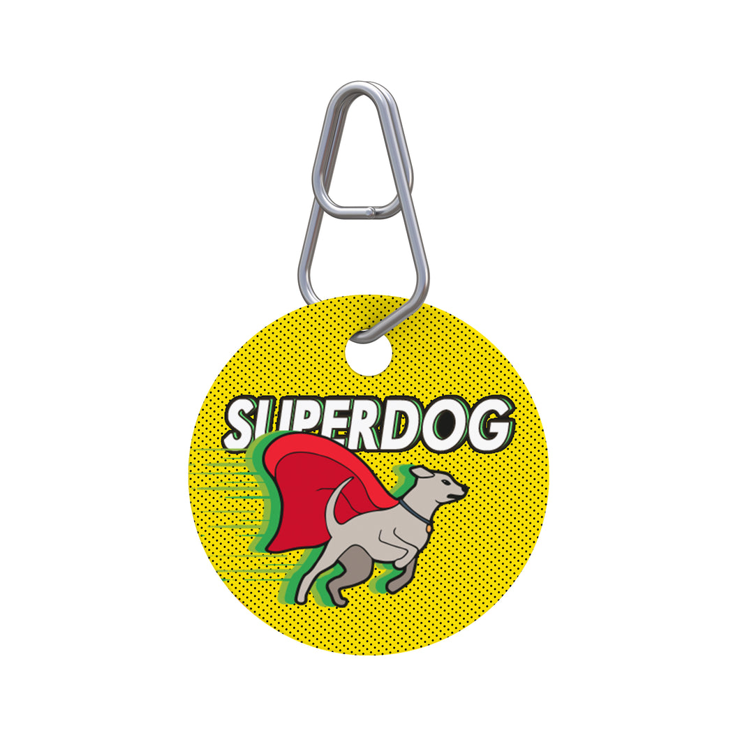 Superdog Pet ID Tag