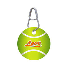 Tennis Ball Pet ID Tag